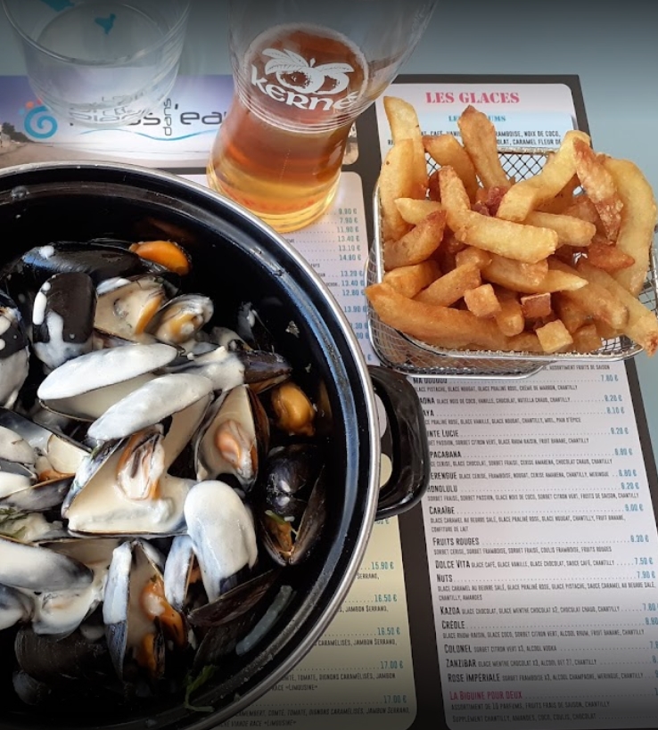 Moules de bouchot à la crème